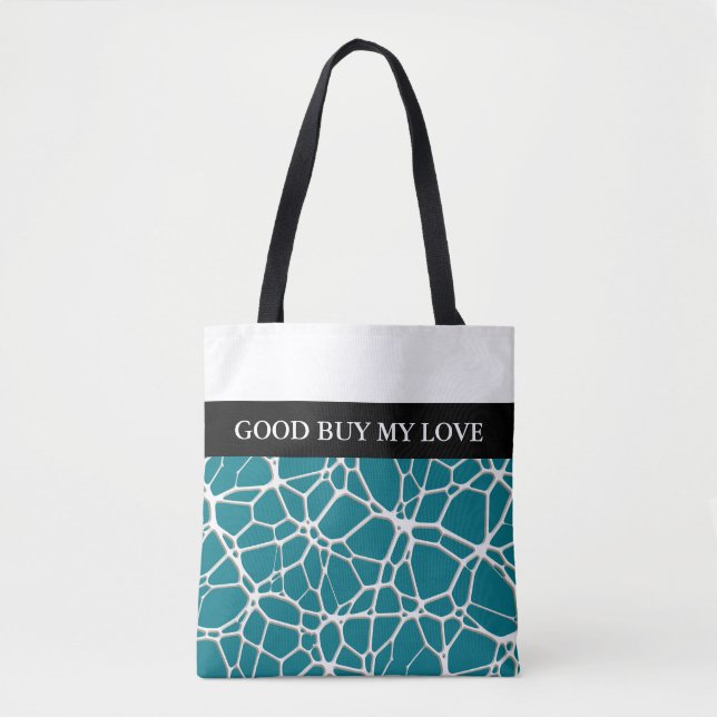 Bolso De Tela Textura web blanca + tu bachgr. e ideas (Anverso)