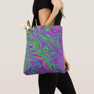 Bolso De Tela texturas psicodélicas