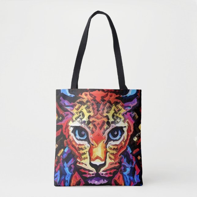 Bolso De Tela That Colorful Leopard Look  (Anverso)