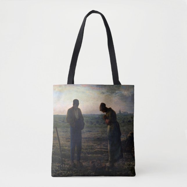 Bolso De Tela The Angelus, Jean-Francois Millet, 1857-1859 (Anverso)