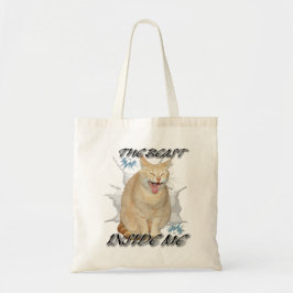 Bolso De Tela The Beast Inside Me funny meme bag