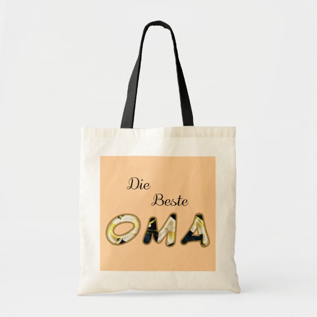 Bolso De Tela The Best Oma In German Tote Bag (Frente)