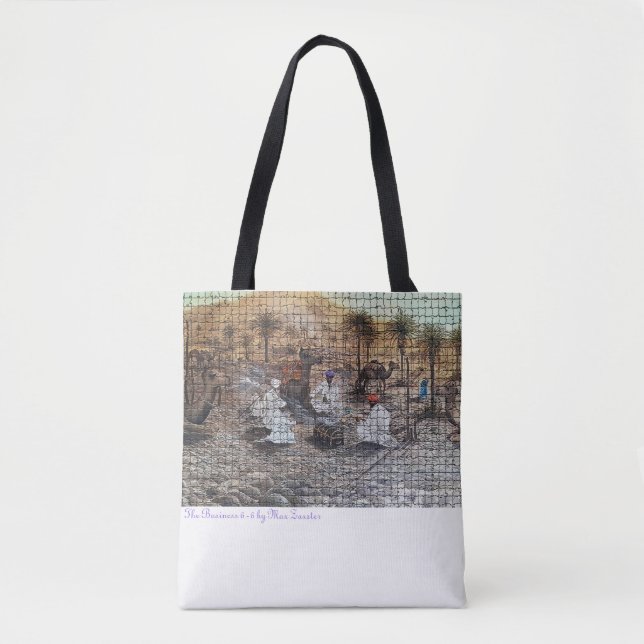 Bolso De Tela The Business 6-6 - Artist - Max Zaxster (Anverso)