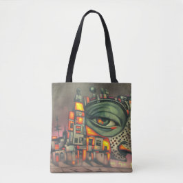 Bolso De Tela The City Sleeps