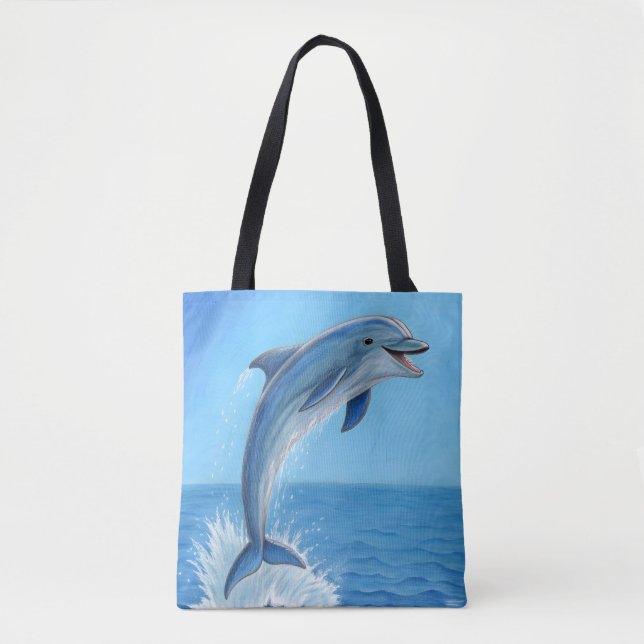 Bolso De Tela The Dolphin’s Silent Dance (Anverso)