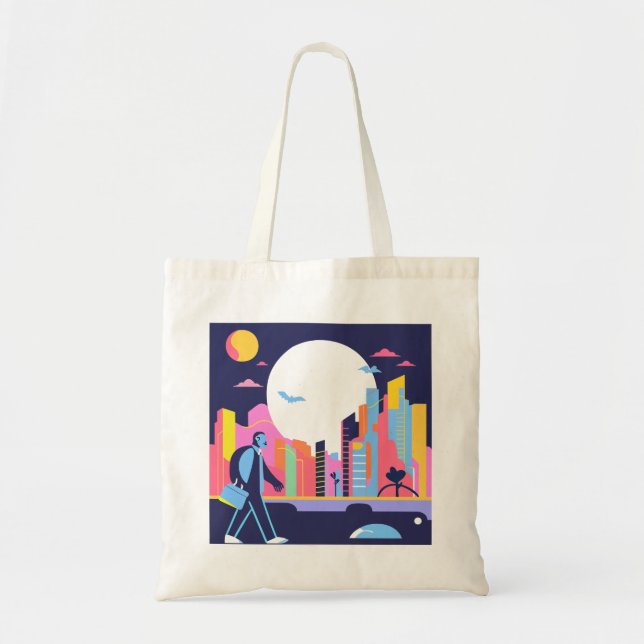 Bolso De Tela The Evening Journey Home (Frente)