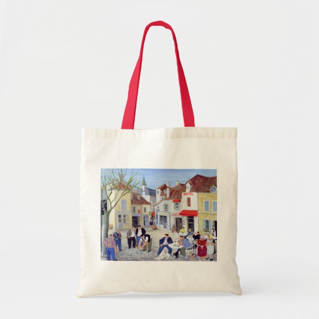 Bolso De Tela The Game Borgoña (Frente)