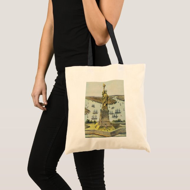 Bolso De Tela The Great Bartholdi Statue, Statue of Liberty (Anverso (producto))
