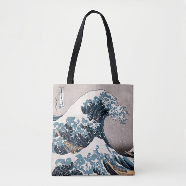 Bolso De Tela The Great Wave off Kanagawa, (Anverso)