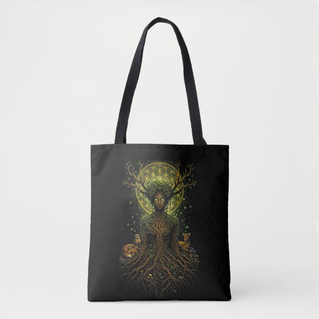 Bolso De Tela The Green Mother (Anverso)