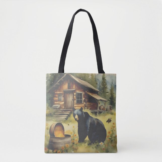 Bolso De Tela The honey pot in the woods Tote (Anverso)
