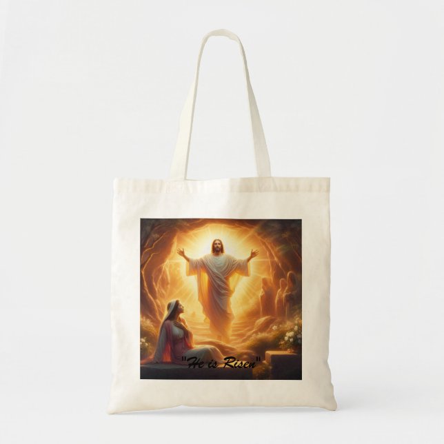 Bolso De Tela The Resurrection Light: Jesus Christ Rises (Frente)