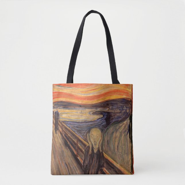 Bolso De Tela The Scream - Edvard Munch (Anverso)