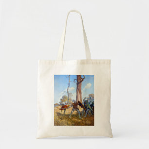 Bolso De Tela The Slay of Sir Lamorak, c. 1922, por N.C. Wyeth