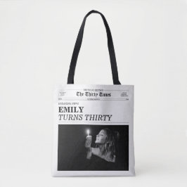 Bolso De Tela The Thirty Times Newspaper 30th Birthday Party
