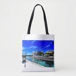 Bolso De Tela The White Phanto