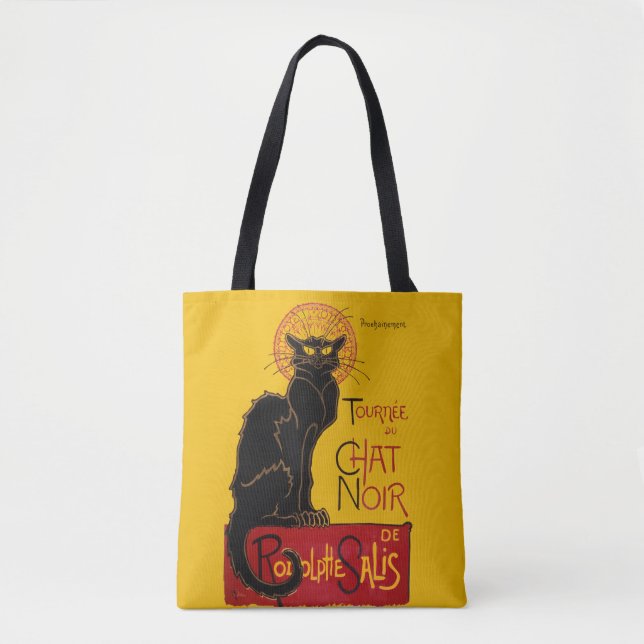 Bolso De Tela Theophile Steinlen - Le Chat Noir Vintage (Anverso)