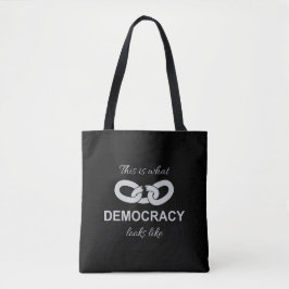 Bolso De Tela This is What Democracy Looks Like
