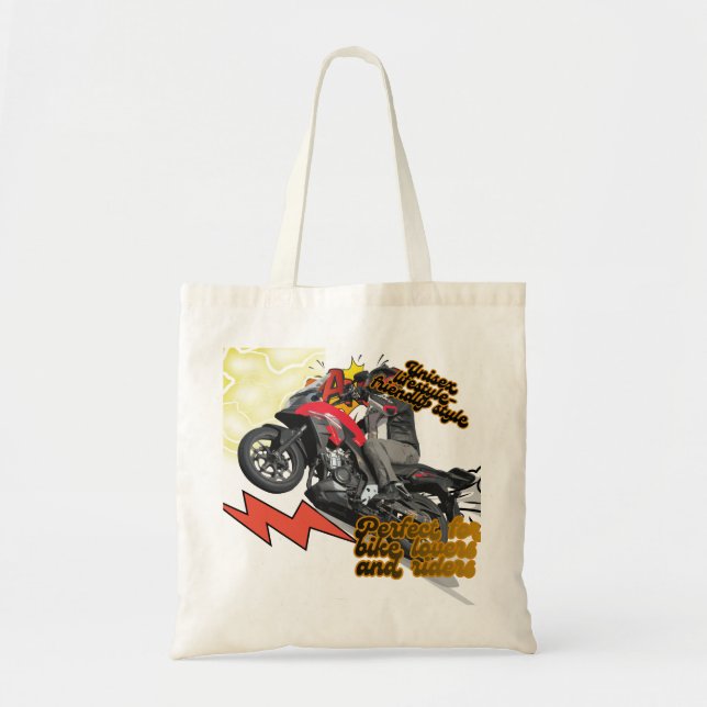 Bolso De Tela This Racing Bike (Frente)