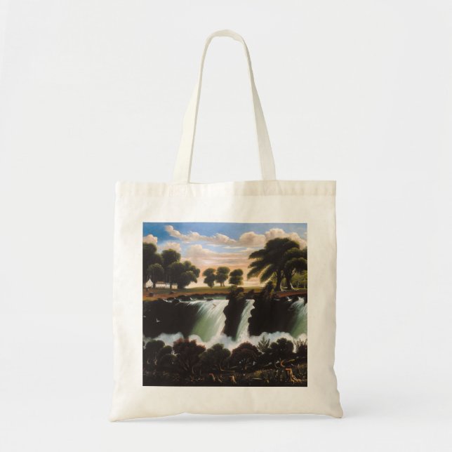 Bolso De Tela Thomas Chambers Genesee Falls Rochester (Frente)