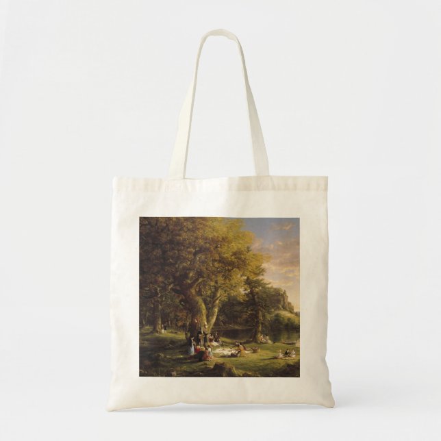 Bolso De Tela Thomas Cole The Pic-Nic (Frente)