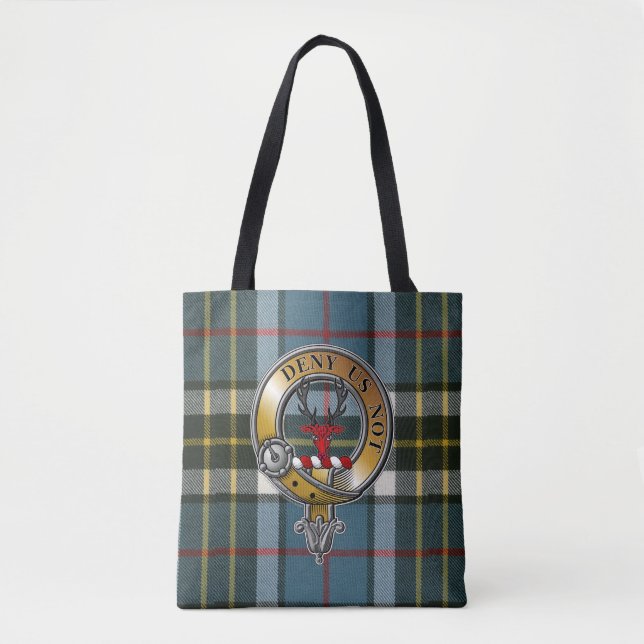 Bolso De Tela Thomson Tartan & Badge (Anverso)