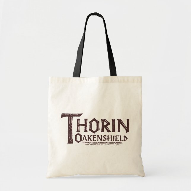 Bolso De Tela THORIN OAKENSHIELD™ Logo Brown (Frente)