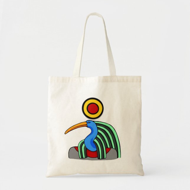 Bolso De Tela Thoth - Antiguo Tote Egipcio de Dios (Frente)