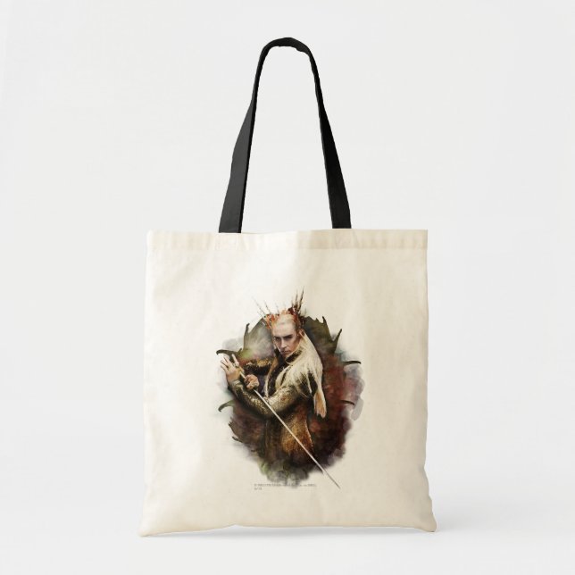 Bolso De Tela Thranduil Con Espada (Frente)