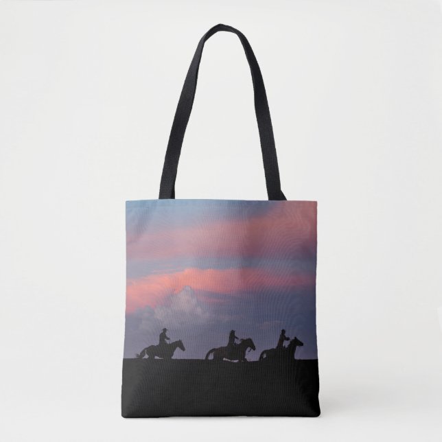 Bolso De Tela Three Riders, One Horizon (Anverso)