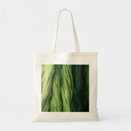 Bolso De Tela ThreeFriendsFiberArts Tote-Verde