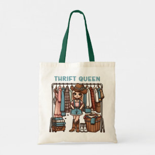 Bolso De Tela Thrift Queen