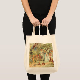 Bolso De Tela Thumbelina y Príncipe Boda, Cuentos de Hadas Antig