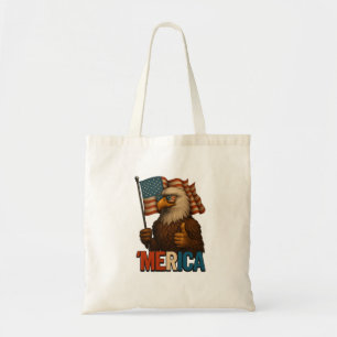 Bolso De Tela Thumbup Merica Eagle Funny y Patriótico