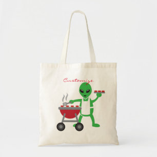 Bolso De Tela Thunder_Cove de Cocina de Barbeque Alien