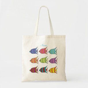 Bolso De Tela Thunder_Cove de pez tropical multicolor
