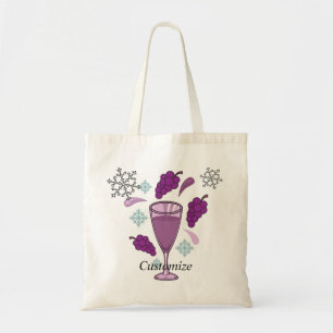 Bolso De Tela Thunder_Cove de vacaciones de beber vino de cereza