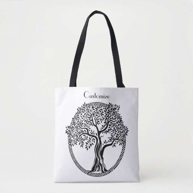 Bolso De Tela Thunder_Cove del árbol de la vida (Anverso)