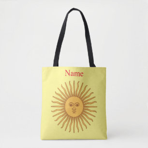 Bolso De Tela Thunder_Cove, Ilustracion de arte de Sun face
