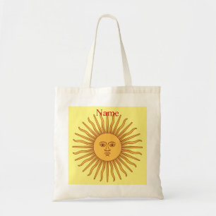Bolso De Tela Thunder_Cove, Ilustracion de arte de Sun face