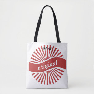 Bolso De Tela Thunder_Cove, logotipo de Rótulo original