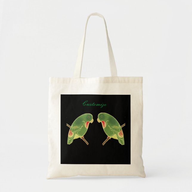 Bolso De Tela Thunder_Cove, paraíso verde tropical (Frente)