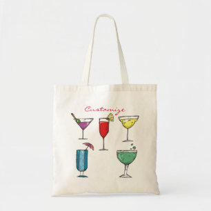 Bolso De Tela Thunder_Cove, variedad de bebidas de cóctel