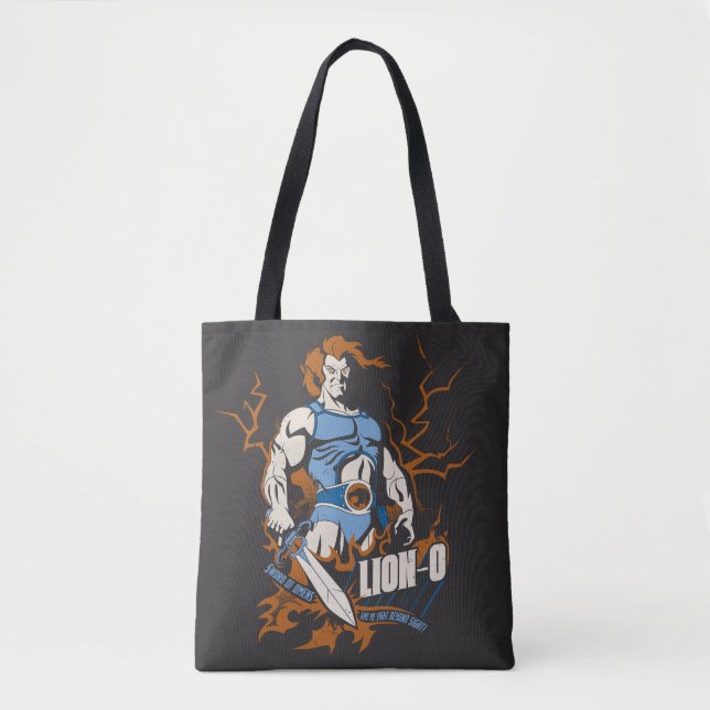 Bolso De Tela ThunderCats | Gráfico eléctrico de león-O (Anverso)
