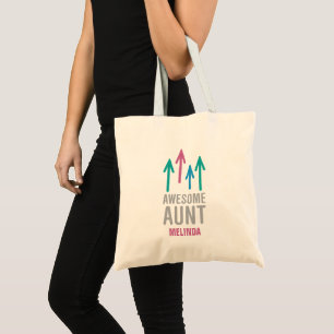 Bolso De Tela Tía asombrosa personalizada
