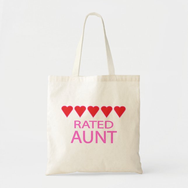 Bolso De Tela Tía de cinco corazones (Frente)