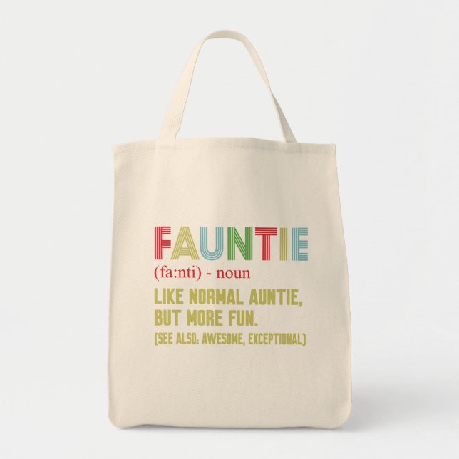 Bolso De Tela Tía desenfadada (Frente)