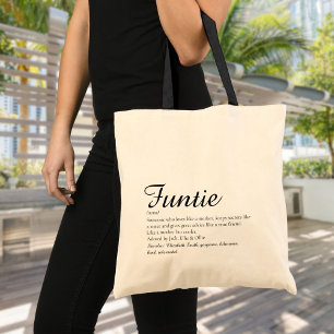 Bolso De Tela Tía Divertida Moderna y Genial Definición