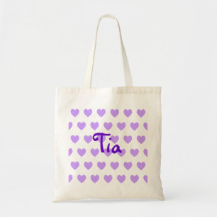Bolso De Tela Tia en morado