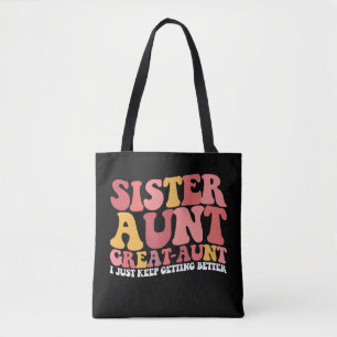 Bolso De Tela Tía Hermana Tía Abuela Me Sigo Mejorando